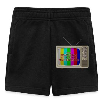 Die Revolution wird nicht mit versehen - Baby Shorts - Schwarz - Vorne