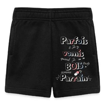 Sometimes I vomit like a godfather - Baby Shorts - black - Front