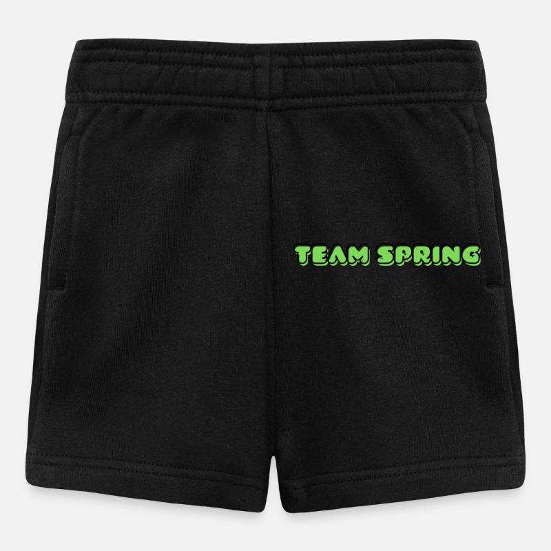 TEAM SPRING - Short Bébé - noir
