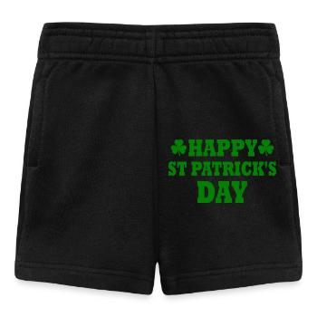 happy st patricks day - Baby Shorts - black - Front