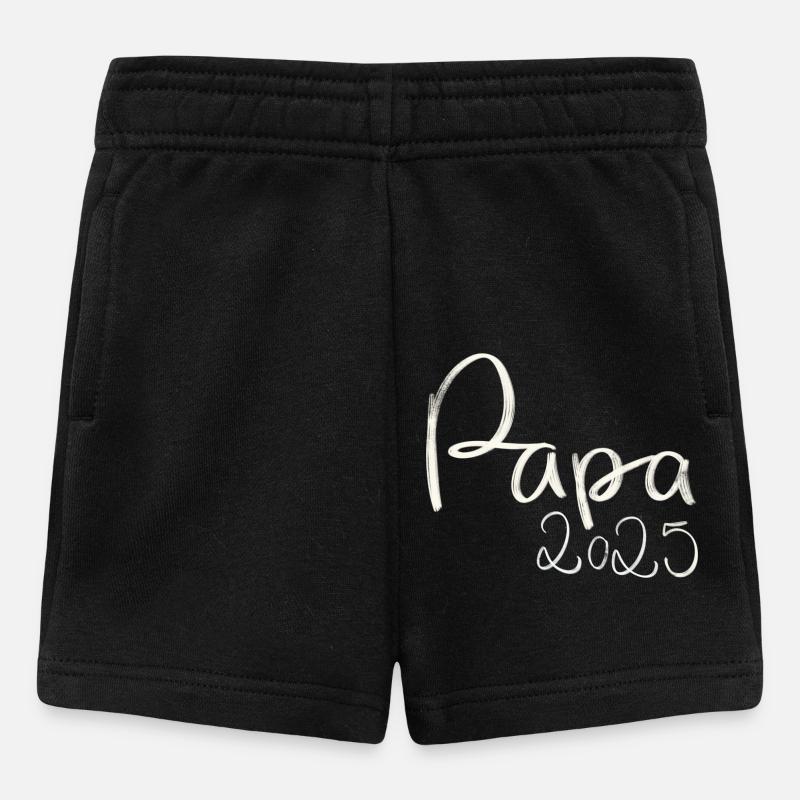 Papa 2025 - Short Bébé - noir