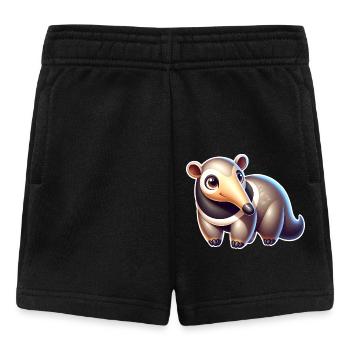 Ameisenbär - Baby Shorts - Schwarz - Vorne