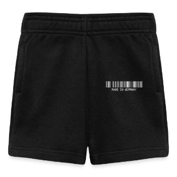 Made in Germany - Deutschland - Barcode - Strichco - Baby Shorts - Schwarz - Vorne