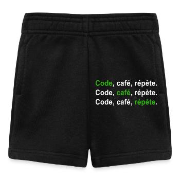 GEEK HUMOR LUSTIGER WITZ 2 - Baby Shorts - Schwarz - Vorne