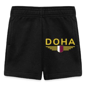 Doha Design – Stilvoll und Einzigartig - Baby Shorts - Schwarz - Vorne