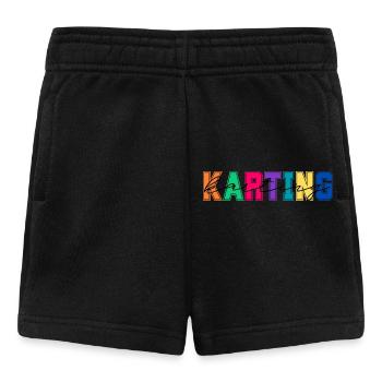 Karting couleurs - cadeau amateur de karting - Short Bébé - noir - Devant