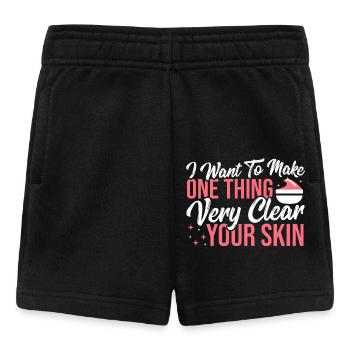 Dermatologie, Ongles, Médecin du visage, Dermatologue - Short Bébé - noir - Devant