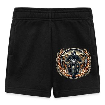 Logo de moto - Short Bébé - noir - Devant