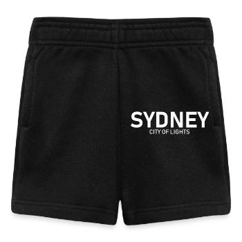 Sydney - City of Lights - Australia - Australien - Baby Shorts - black - Front