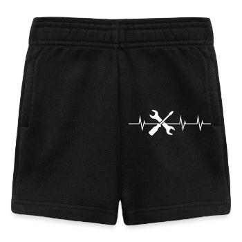 Battement de cœur d’un fabricant - Édition outil - Short Bébé - noir - Devant