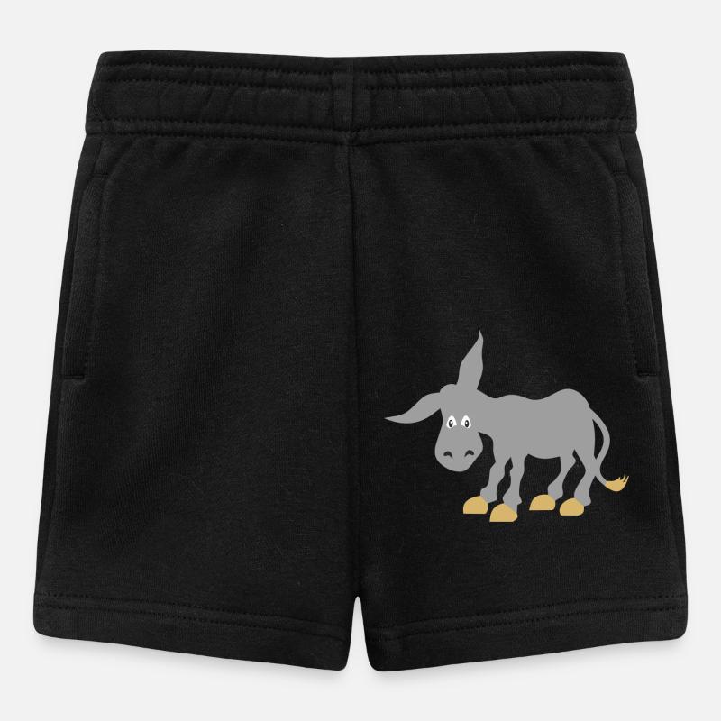 esel - Baby Shorts - Schwarz