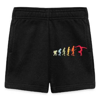 Turnen Turner Turnerin Evolution Retro - Baby Shorts - Schwarz - Vorne