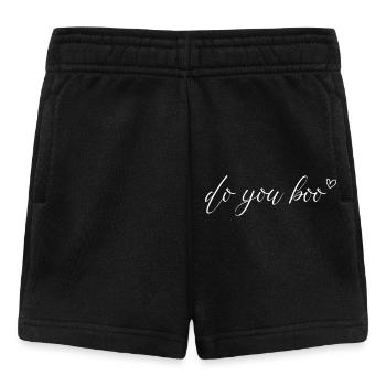 Boo Citation positive idiote - Short Bébé - noir - Devant
