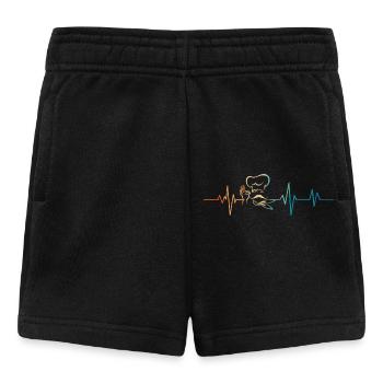 Heartbeat Retro Chef - Baby Shorts - black - Front