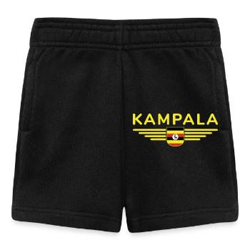 Kampala T-shirt for Uganda fans - Baby Shorts - black - Front