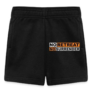 No Retreat No Surrender - Baby Shorts - Schwarz - Vorne