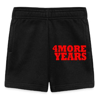 4 more years - Baby Shorts - Schwarz - Vorne
