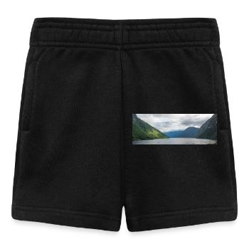 Landschaft in der Nähe von Hellesylt Harbor in Hellesylt - Baby Shorts - Schwarz - Vorne