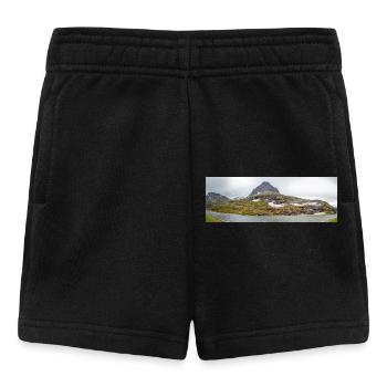 Landschaft in der Nähe von Stigfossen Wasserfall bei Trollstige - Baby Shorts - Schwarz - Vorne