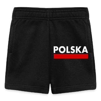Polen - Baby Shorts - Schwarz - Vorne