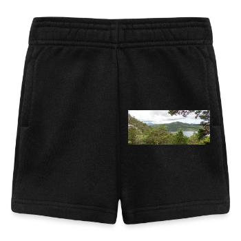 Revsvatnet-See und Landschaft am Prekestolen - Baby Shorts - Schwarz - Vorne
