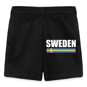 Suède - Short Bébé - noir - Devant
