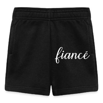 Fiancé Matching Engagement Gift Groom’s Mariage du marié - Short Bébé - noir - Devant