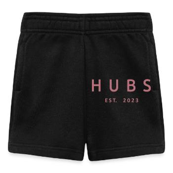 Hubs Est. 2023 Fiançailles pour le mariage du marié - Short Bébé - noir - Devant
