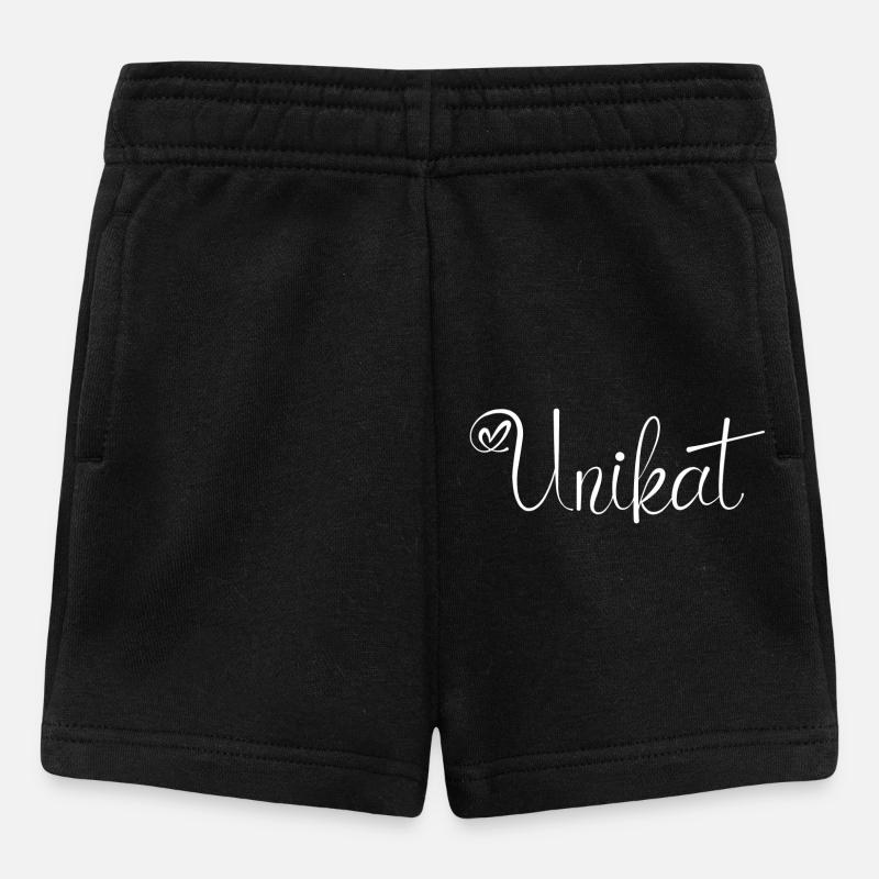 Unique White - Baby Shorts - black