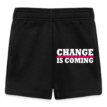 Change is coming - Short Bébé - noir - Devant