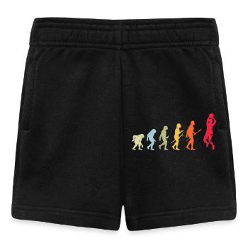 Évolution des joueurs de basket-ball - Short Bébé - noir - Devant