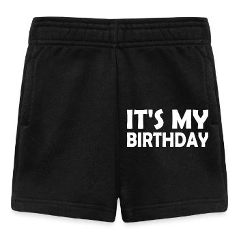 Its my birthday - Short Bébé - noir - Devant