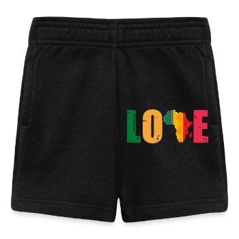 Afrika - Baby Shorts - Schwarz - Vorne