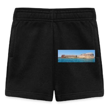St. Nicholas' Fortress (Tvrđava sv. Nikole) in the - Baby Shorts - black - Front