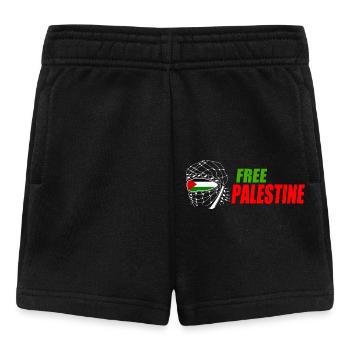 Free palestine - Short Bébé - noir - Devant