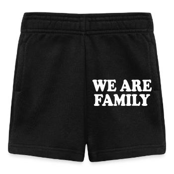 We are family - Baby Shorts - Schwarz - Vorne