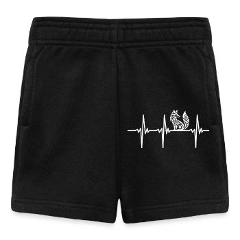 Battement de cœur pour les renards rusés - Short Bébé - noir - Devant