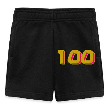 100. 100 ANS. 100e ANNIVERSAIRE. ANNIVERSAIRE 100 - Short Bébé - noir - Devant