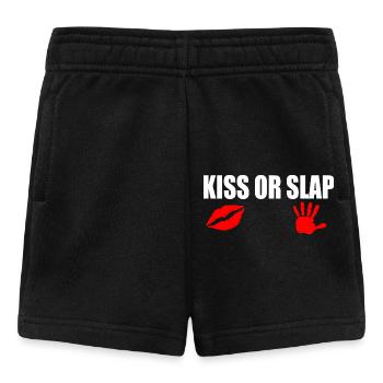 Kiss or slap - Baby Shorts - black - Front