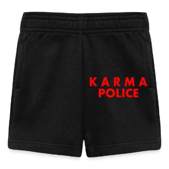 Karma police - Baby Shorts - Schwarz - Vorne