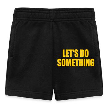 lets do something - Short Bébé - noir - Devant