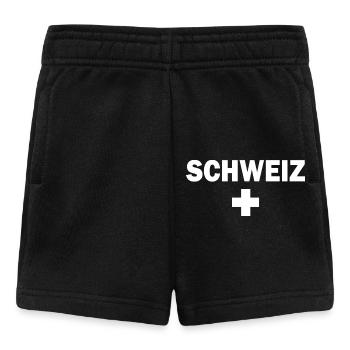 Schweiz - Baby Shorts - Schwarz - Vorne