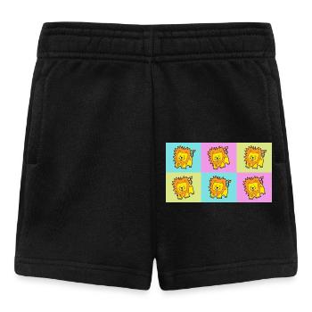 Leon Kinder - Baby Shorts - Schwarz - Vorne