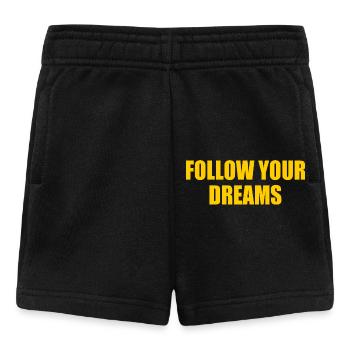 Follow your dreams - Baby Shorts - Schwarz - Vorne