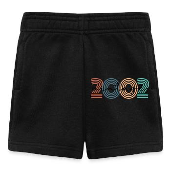 2002 Vintage Retro - Baby Shorts - black - Front
