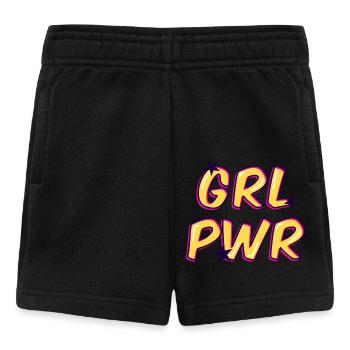 Girl Power Design Gift - Baby Shorts - black - Front