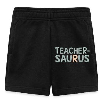 Teacher-saurus 9 - Baby Shorts - Schwarz - Vorne