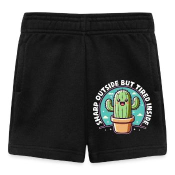 SCHERP VAN BUITEN MAAR MOE VAN BINNEN - Baby shorts - zwart - Voor