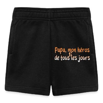 Papa Santa Papua Humor Witz Geschenk 8 - Baby Shorts - Schwarz - Vorne