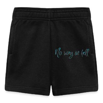 Auf keinen Fall - Baby Shorts - Schwarz - Vorne